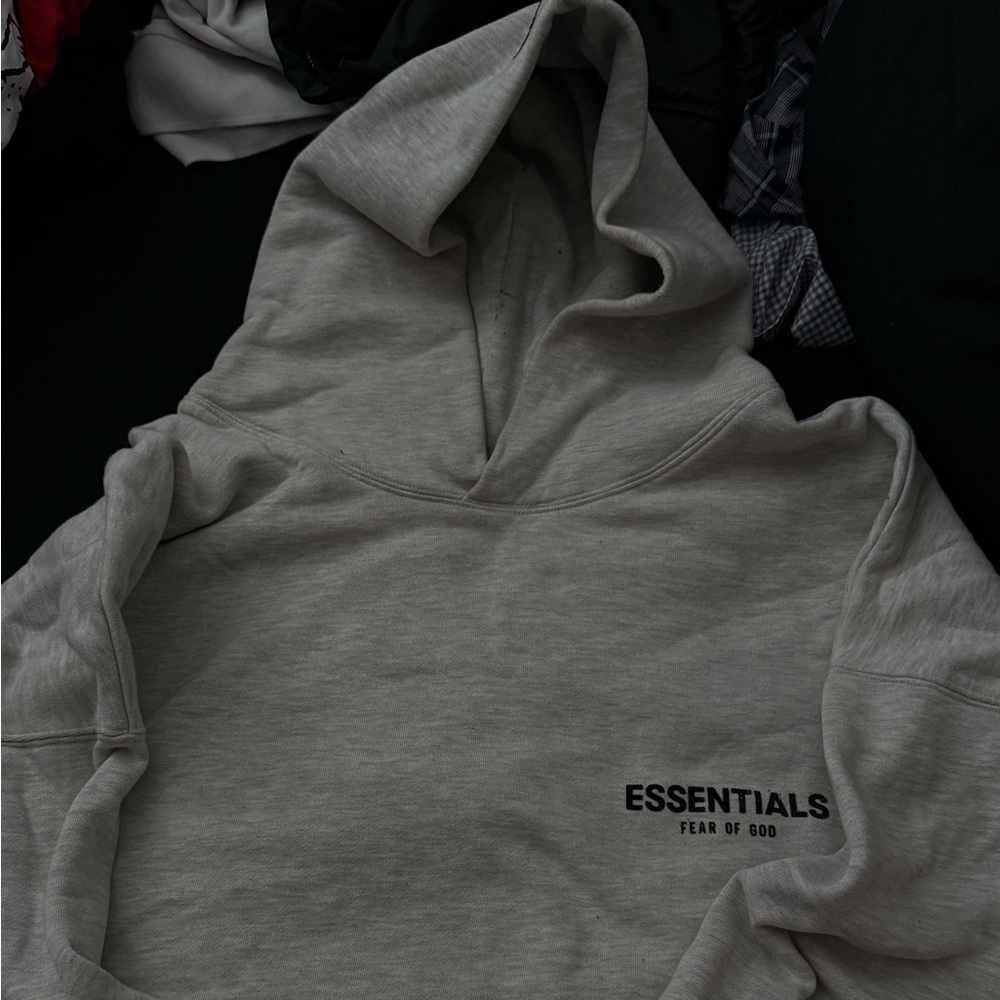 Essentials Light Gray Hoodie